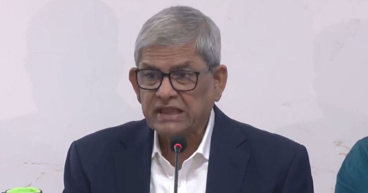 যে আসন থেকে লড়বেন মির্জা ফখরুল