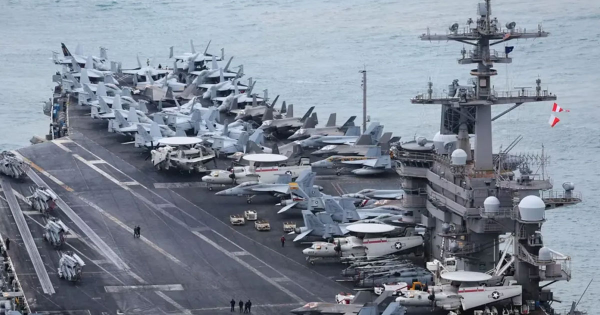 দক্ষিণ কোরিয়ায় মার্কিন রণতরী, কঠোর হুঁশিয়ারি উত্তর কোরিয়ার