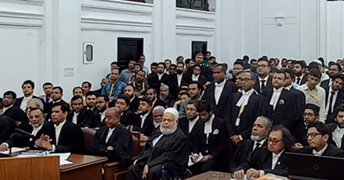 শেখ হাসিনার মামলার বিচারের রায়  পড়া শুরু