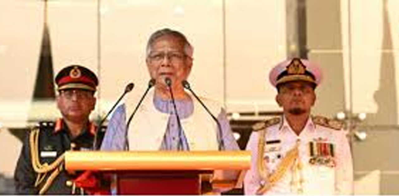 নির্বাচনের মাধ্যমে আমরা নতুন বাংলাদেশের  পথে যাত্রা করব : প্রধান উপদেষ্টা