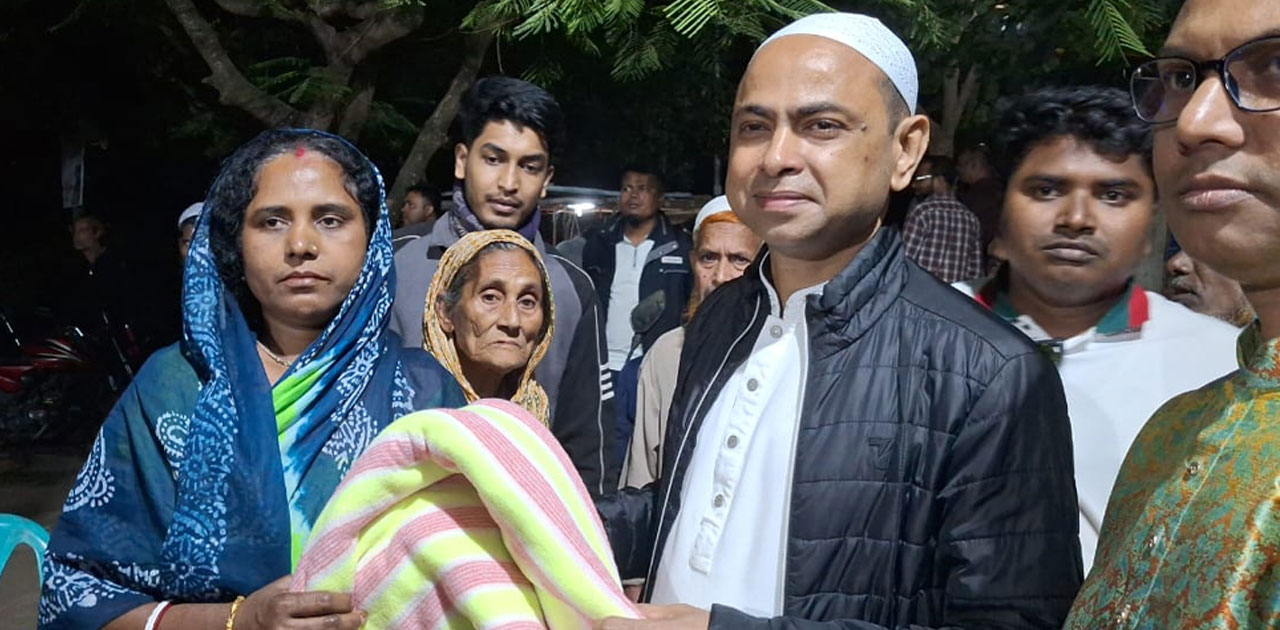 কিশোরগঞ্জে তারেক রহমানের জন্মদিন উপলক্ষ্যে কম্বল বিতরণ