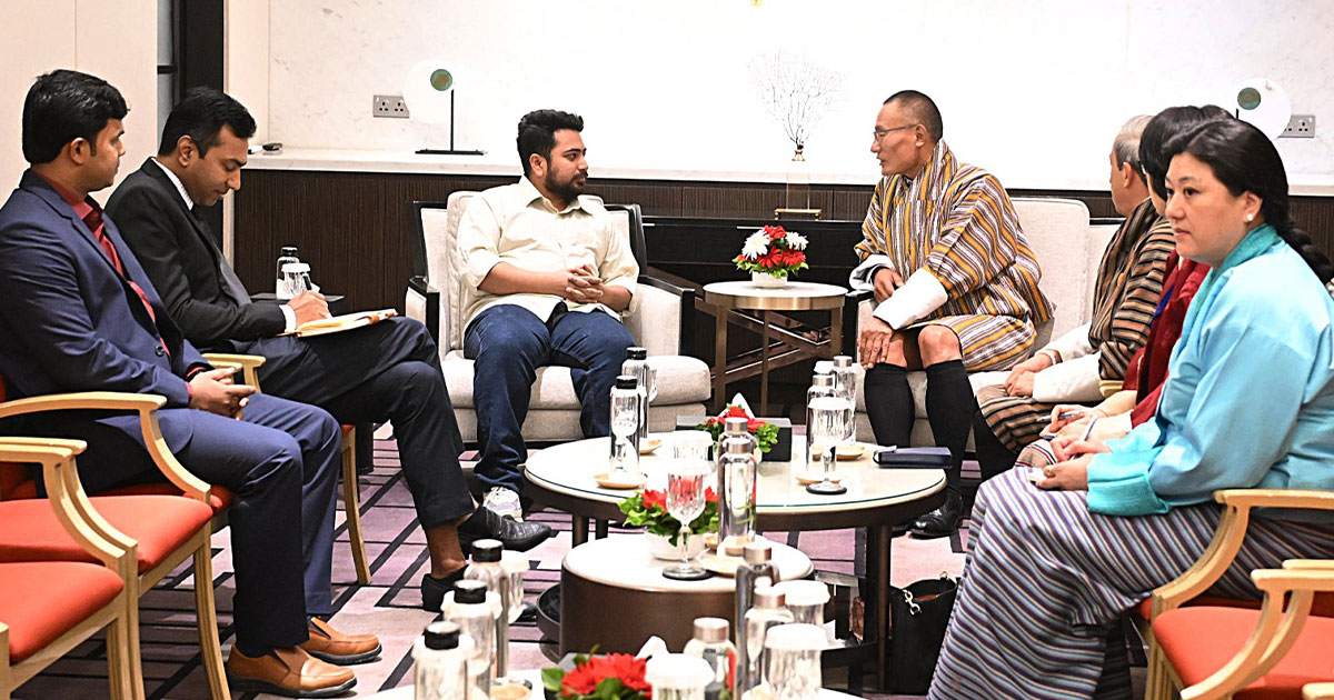 ভুটানের প্রধানমন্ত্রীর সঙ্গে এনসিপি নেতাদের সৌজন্য সাক্ষাৎ