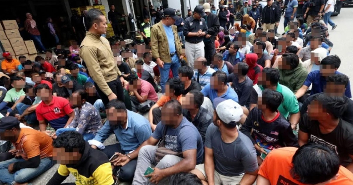 মালয়েশিয়ায় অভিযানে বাংলাদেশিসহ ১২৪ আটক