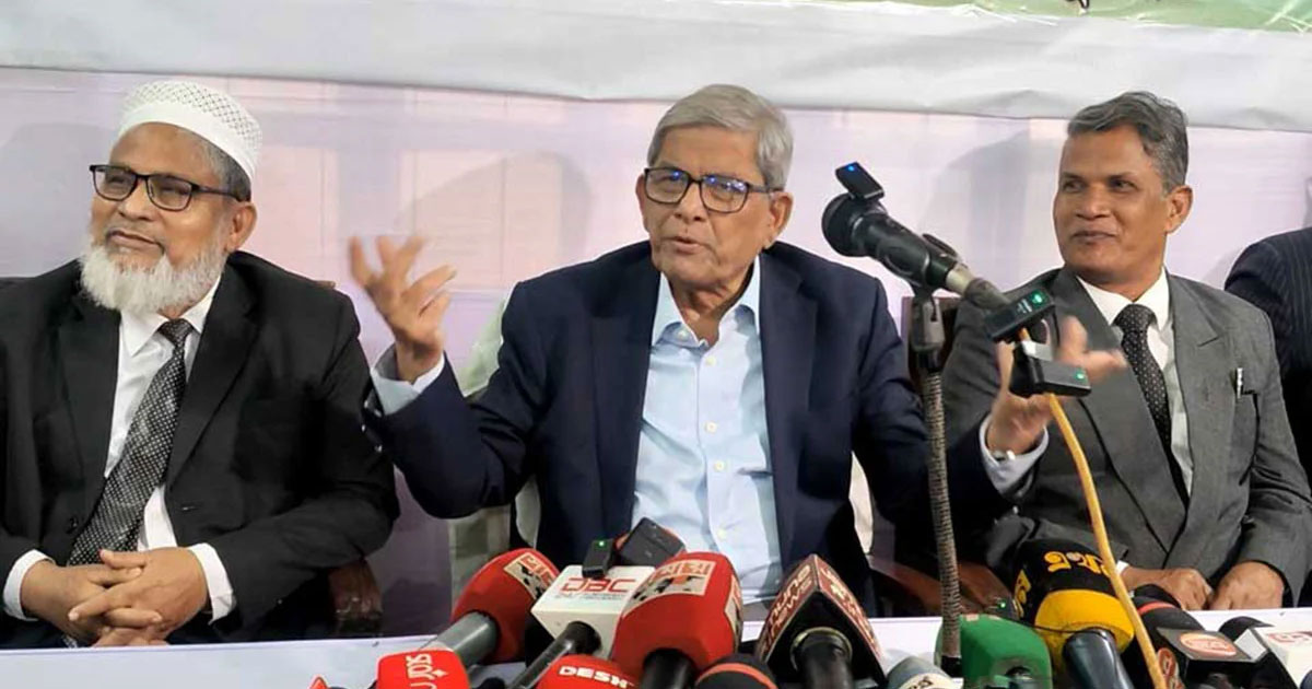 কোনো ঝামেলা ছাড়াই ছাব্বিশের নির্বাচন হবে: মির্জা ফখরুল