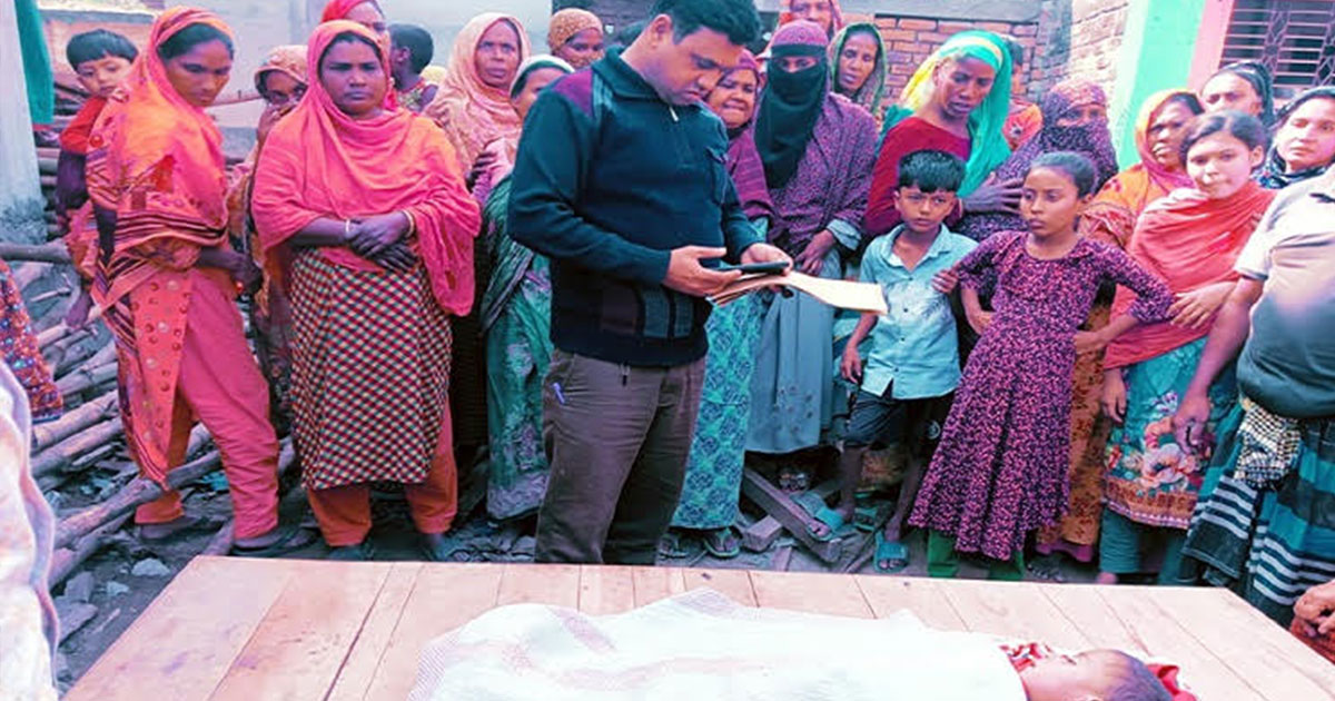 গাংনীতে পুকুরের পানিতে ডুবে প্রাণ গেলো শিশুর