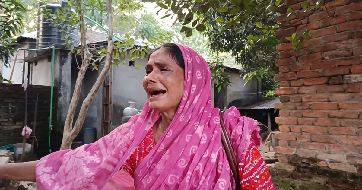 শ্রীপুরে বিধবা নারী নাজমাকে পিটিয়ে আহত