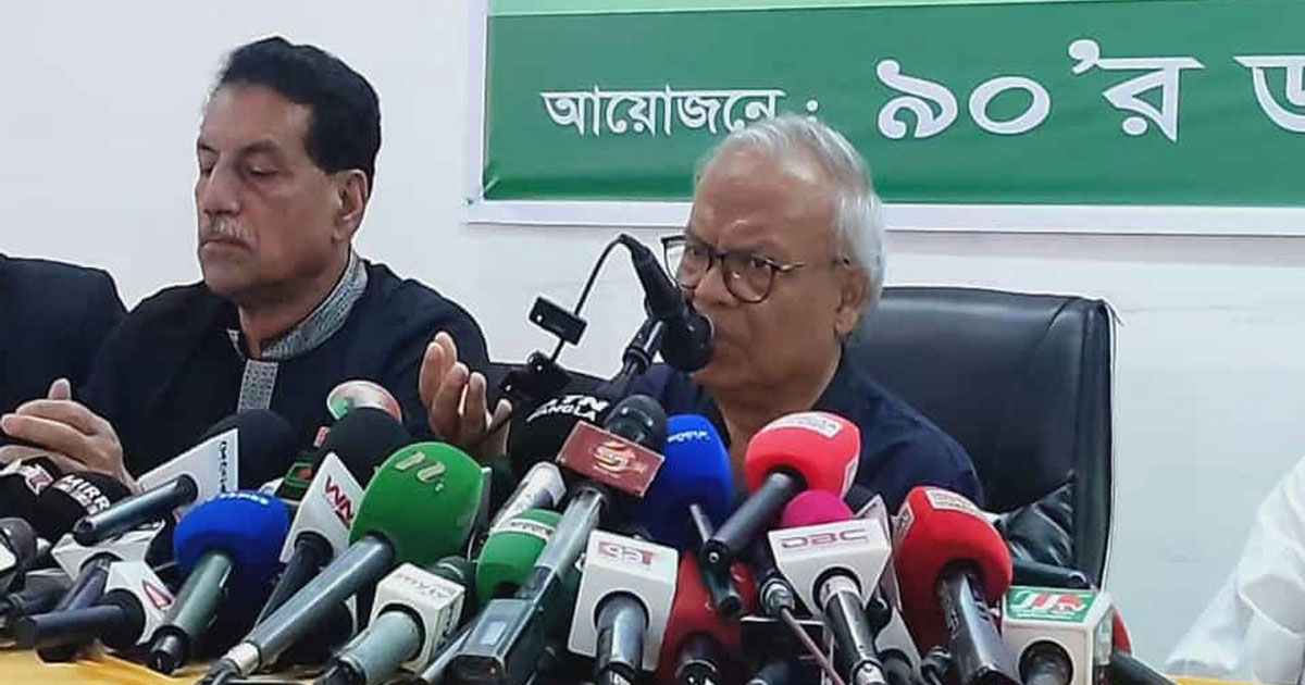 এরশাদ এবং শেখ হাসিনা গণতন্ত্রকে গলা কেটে হত্যা করেছে: রিজভী