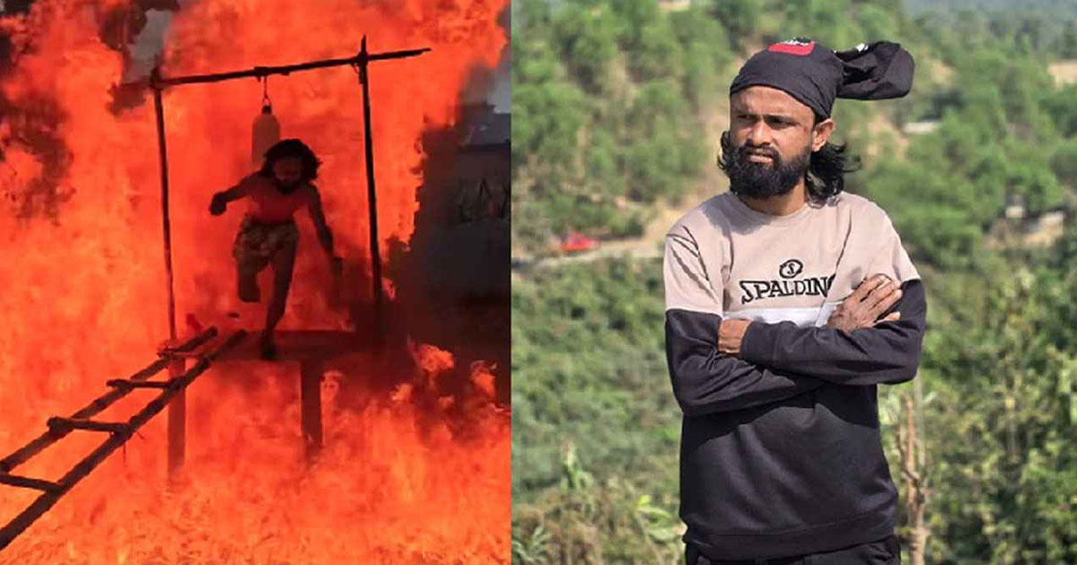 পেট্রোল দিয়ে কনটেন্ট তৈরি, মারাত্মক দগ্ধ আল আমিন