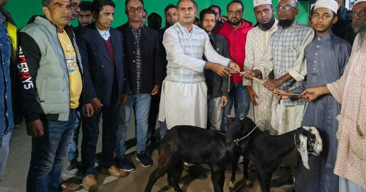 খালেদা জিয়ার আরোগ্য কামনায় মাদ্রাসায় ছাগল দান
