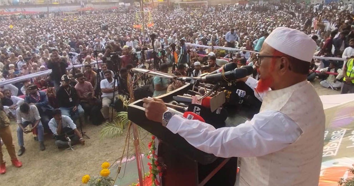 ভোট ছিনতাই করতে এলে কেউ যেন দু হাত নিয়ে ফিরতে না পারে: জামায়াতের নায়েবে আমির