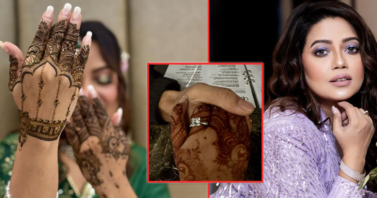 মেহেদি-আংটি নিয়ে রহস্য, কনা কি দিচ্ছেন সুখবর?