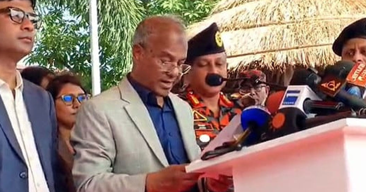 দুর্যোগ ব্যবস্থাপনায় স্বেচ্ছাসেবক জাতির অগ্রগতির সহায়ক: স্বরাষ্ট্র উপদেষ্টা