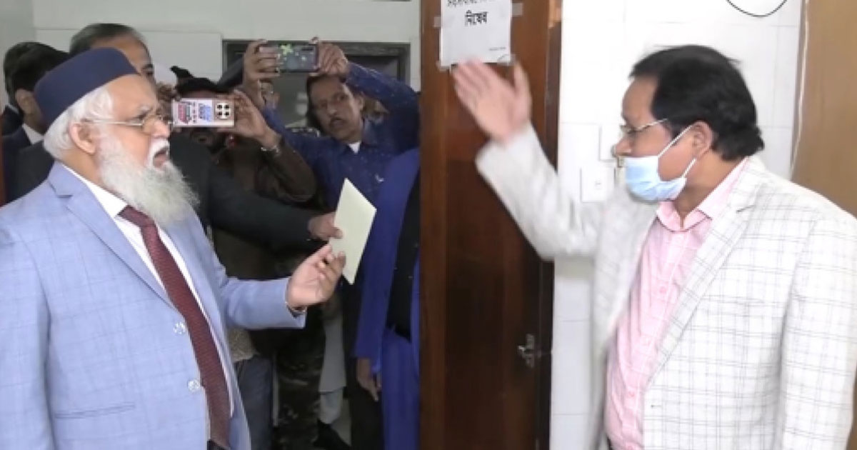 ডিজির সঙ্গে তর্কে জড়ানো চিকিৎসককে অব্যাহতি ও শোকজ