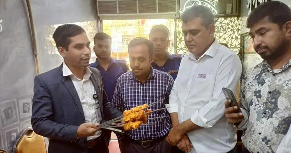 রেস্তোরাঁয় বাসি খাবার মজুত, লাখ টাকা জরিমানা