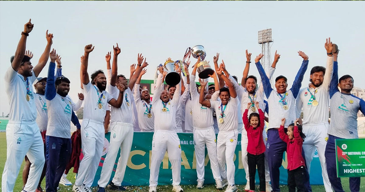 শিরোপা পাঠানো হয়েছিল রাজশাহীতে, জিতল রংপুর