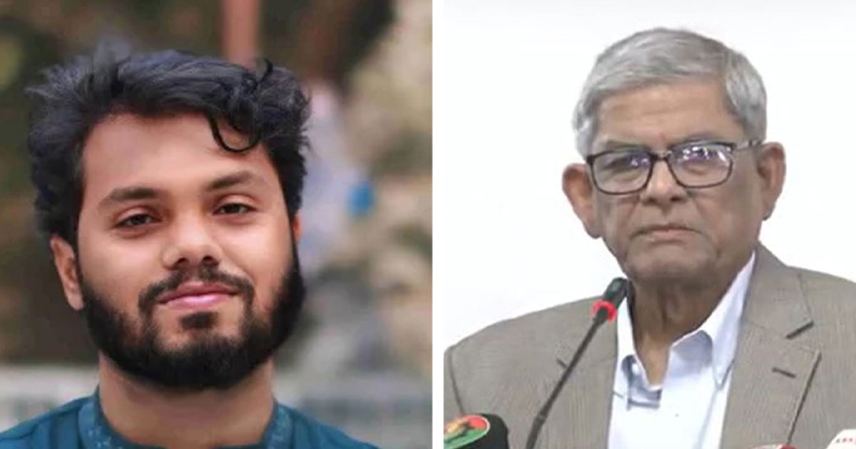 ওসমান হাদীর গুলিবিদ্ধ হওয়ার ঘটনায় মির্জা ফখরুলের তীব্র নিন্দা
