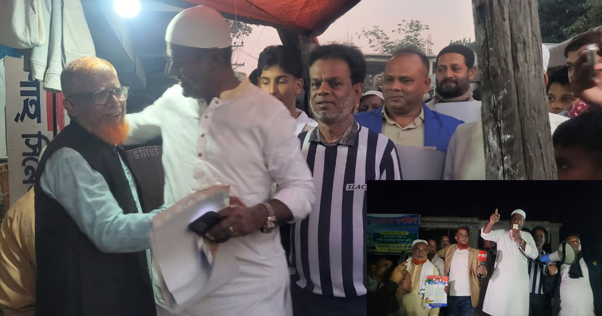 রায়পুরায় বিএনপি মনোনয়ন প্রত্যাশীর লিফলেট বিতরণ