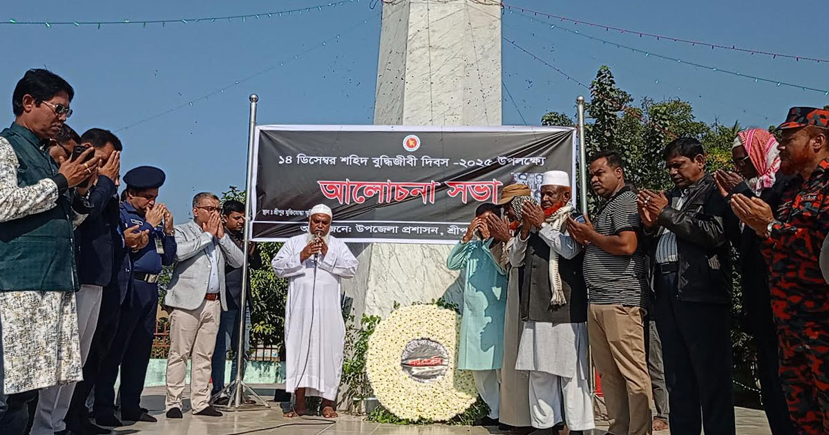মাগুরার শ্রীপুরে শহীদ বুদ্ধিজীবী দিবস পালিত