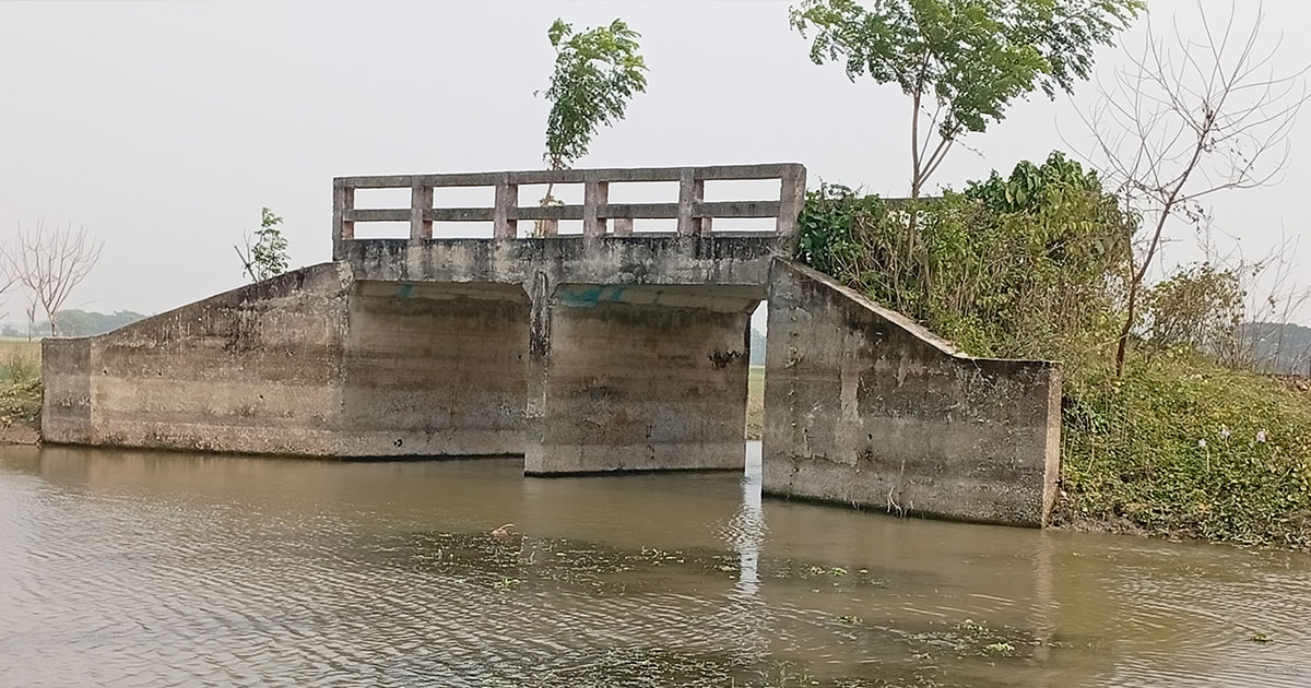 নড়াইলের লোহাগড়ায় সংযোগ সড়কহীন সেতু, ১০ বছরেও মিলেনি সুফল