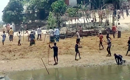 হবিগঞ্জে বিএনপি-আ.লীগের সংঘর্ষে আহত অর্ধশতাধিক