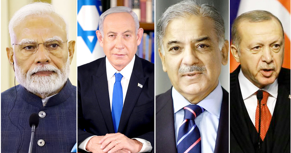 ভারতকে সমর্থন ইসরায়েলের, পাকিস্তানের পাশে তুরস্ক