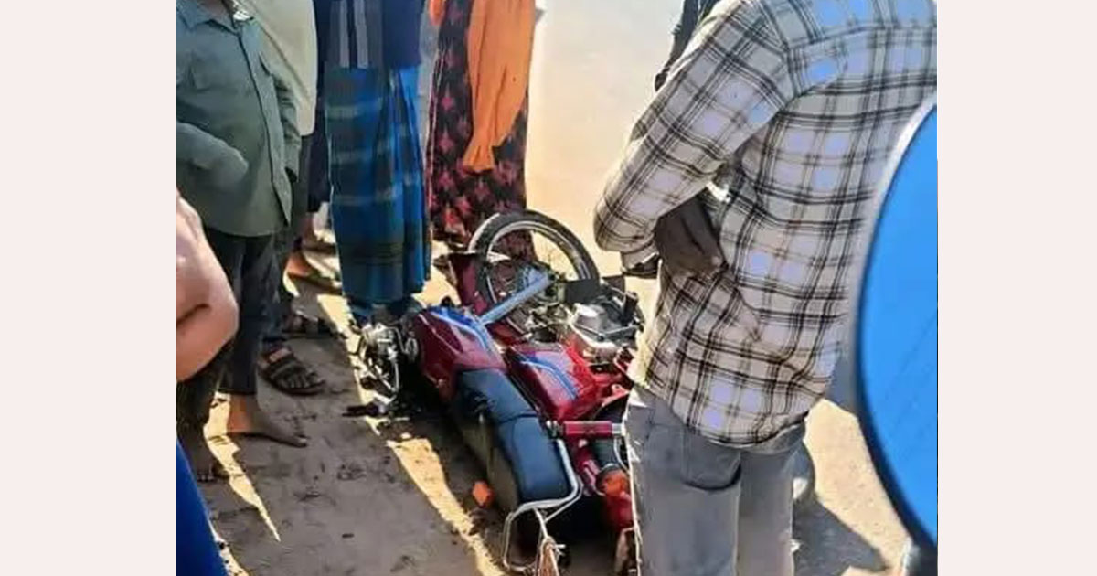 তারাকান্দায় বাসচাপায় মোটরসাইকেল আরোহীর মৃত্যু