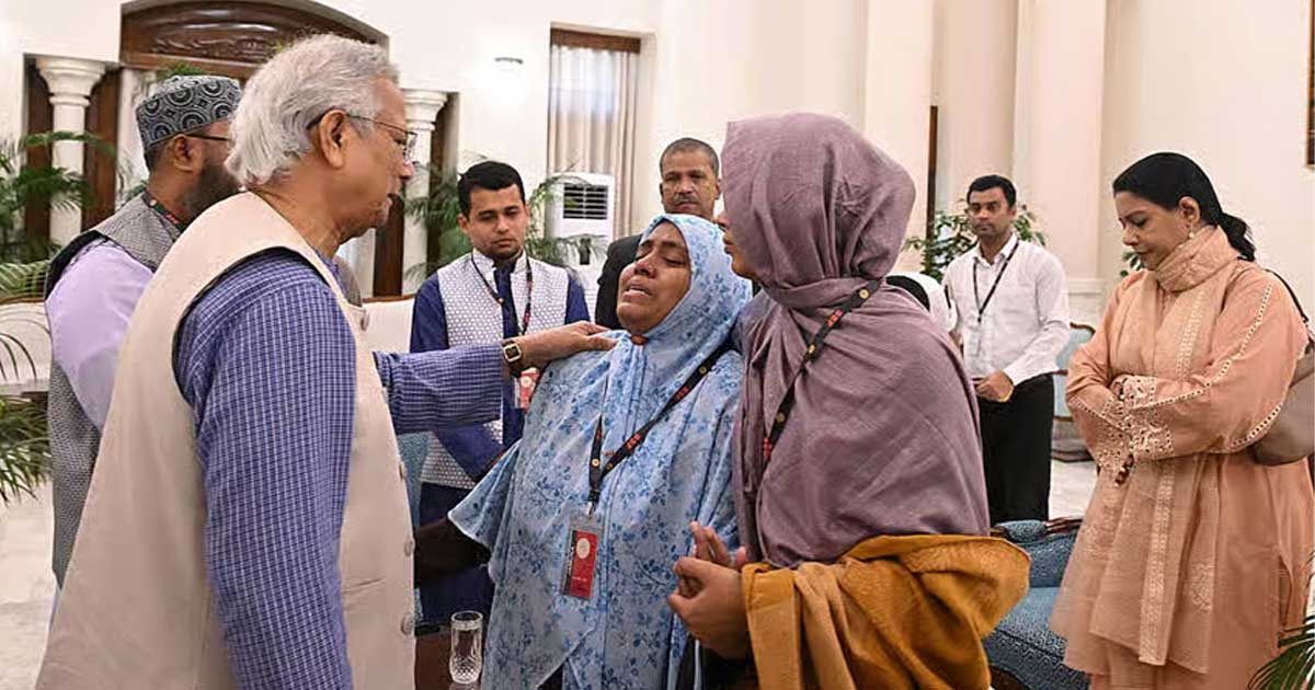 ওসমান হাদির স্ত্রী ও সন্তানের দায়িত্ব নেবে সরকার