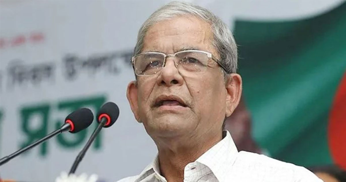 ঠাকুরগাঁও-১ আসনে বিএনপির মনোনয়ন সংগ্রহ মির্জা ফখরুলের