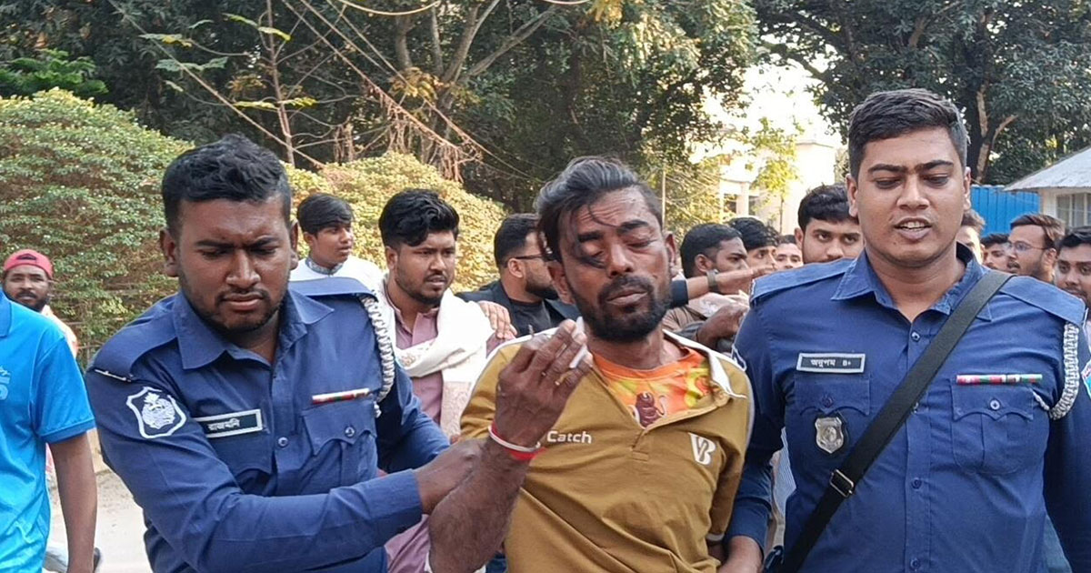 ঝিনাইদহে ভারতীয় গুপ্তচর সন্দেহে যুবককে গণধোলাই