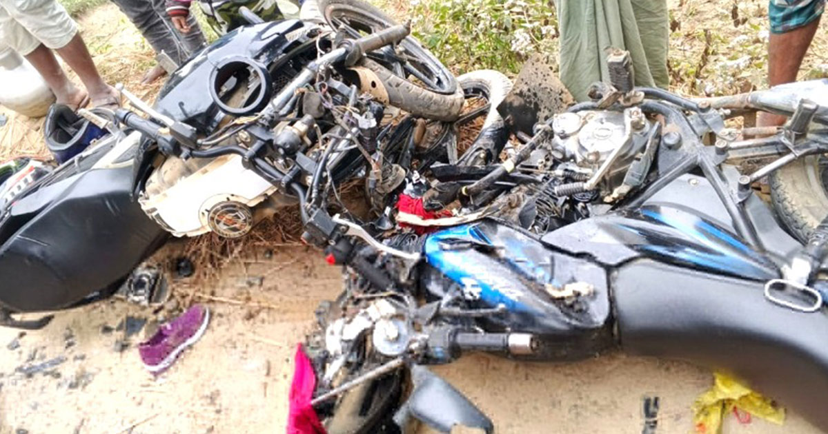 ঝিনাইগাতীতে দুই মোটরসাইকেলের মুখোমুখি সংঘর্ষে বৃদ্ধ নিহত, আহত ৩