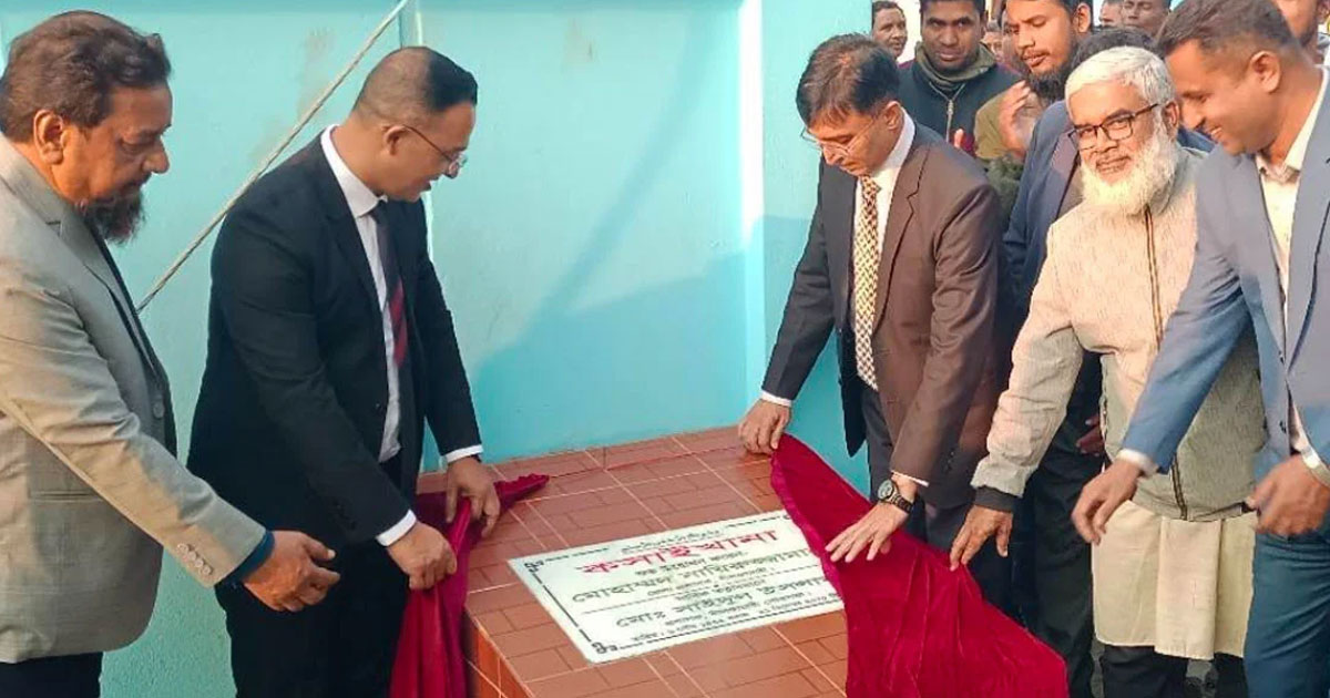 নীলফামারীতে আধুনিক কসাইখানা উদ্বোধন