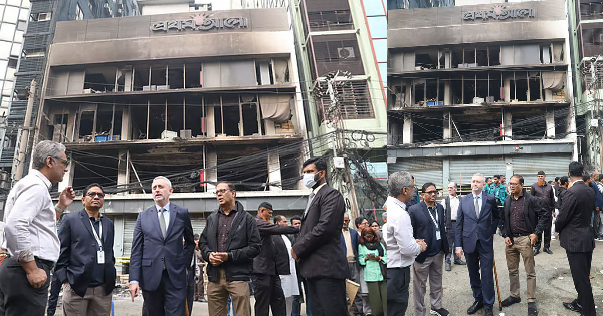 প্রথম আলো-ডেইলি স্টারে হামলা গণতন্ত্রের জন্য ভয়াবহ মুহূর্ত: ইইউ রাষ্ট্রদূত