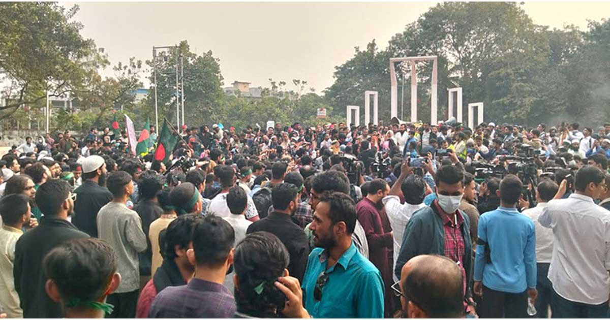 মঙ্গলবার শাহবাগে ইনকিলাব মঞ্চের ‘শহীদী শপথ’ কর্মসূচি