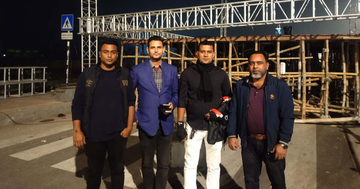 তারেক রহমানকে বরণে প্রস্তুত হচ্ছে মঞ্চ, পরিদর্শনে গেলো জিয়া সাইবার ফোর্স