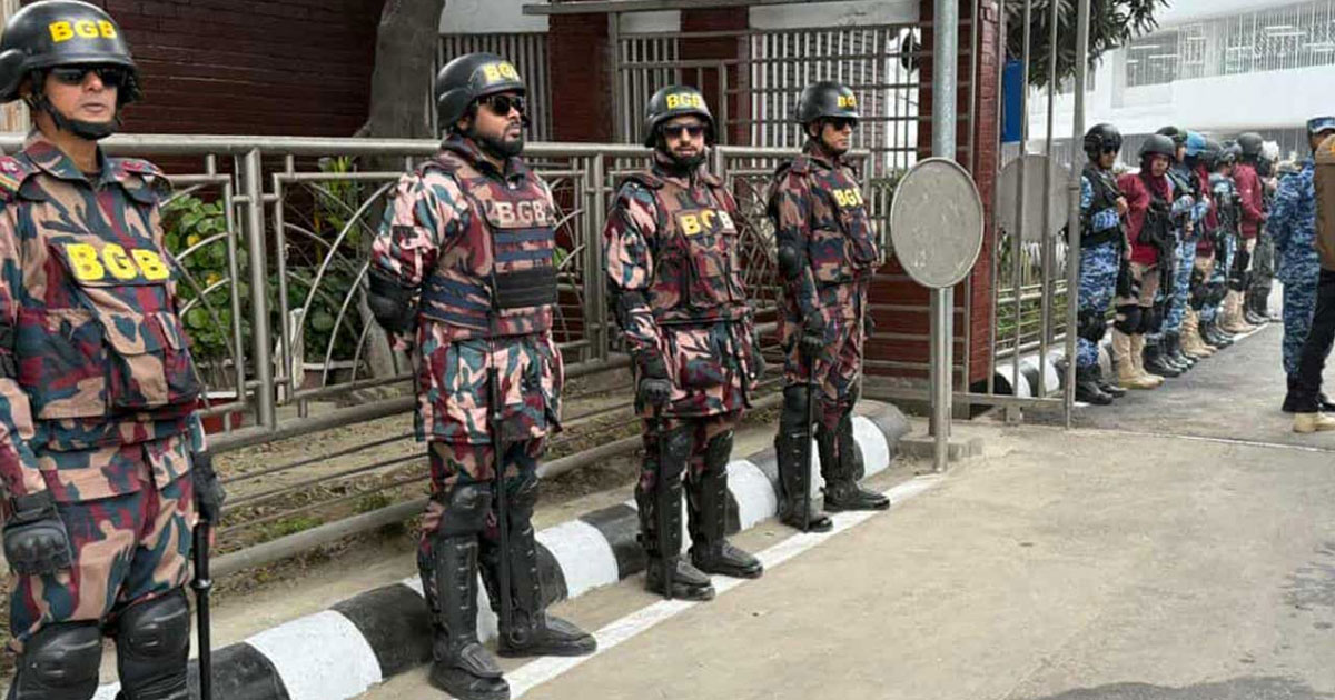রাজধানীর গুরুত্বপূর্ণ স্থানে বিজিবি মোতায়েন