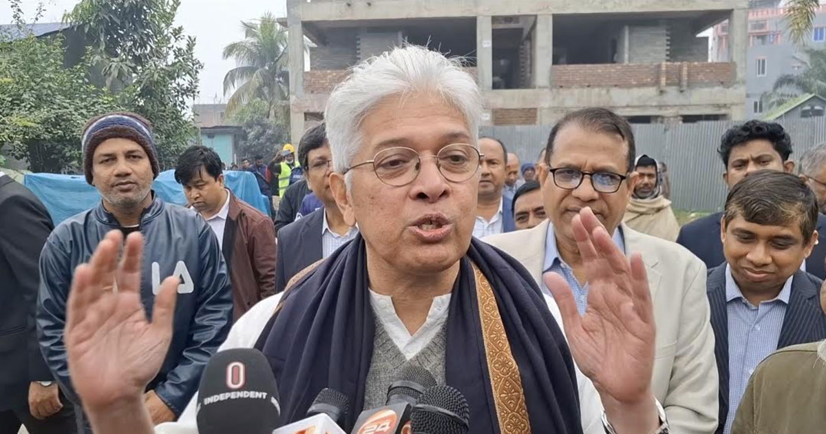 দেশপ্রেমিক কোনো মানুষই নির্বাচন বর্জন করবে না : উপদেষ্টা আদিলুর রহমান