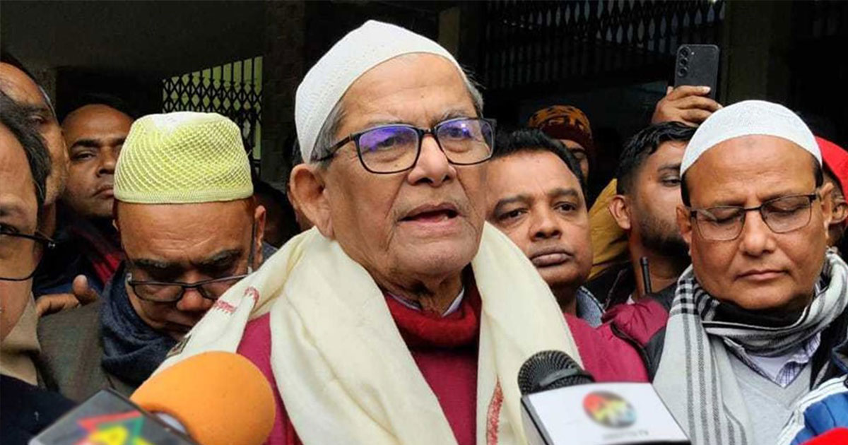 ঠাকুরগাঁও-১ আসনে মনোনয়নপত্র জমা দিলেন মির্জা ফখরুল