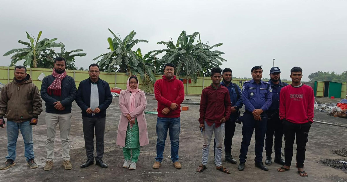ময়মনসিংহে অবৈধ সীসা কারখানাকে এক লাখ টাকা জরিমানা