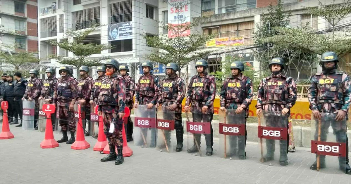 খালেদা জিয়ার জানাজা ও দাফনে মোতায়েন ২৭ প্লাটুন বিজিবি