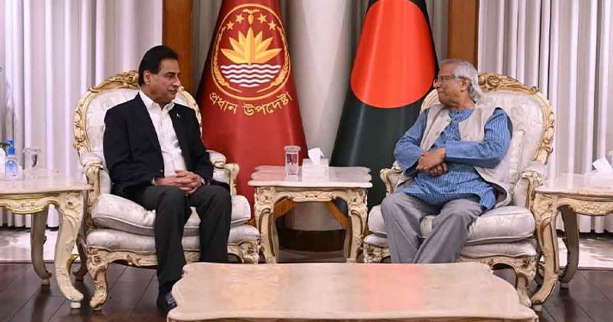 প্রধান উপদেষ্টার সঙ্গে পাকিস্তানের স্পিকারের বৈঠক