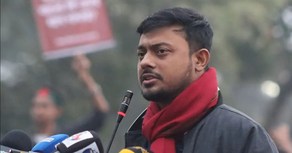 ওসমান হাদির আজাদির লড়াই আজ থেকে শুরু করলাম : নাসীরুদ্দীন