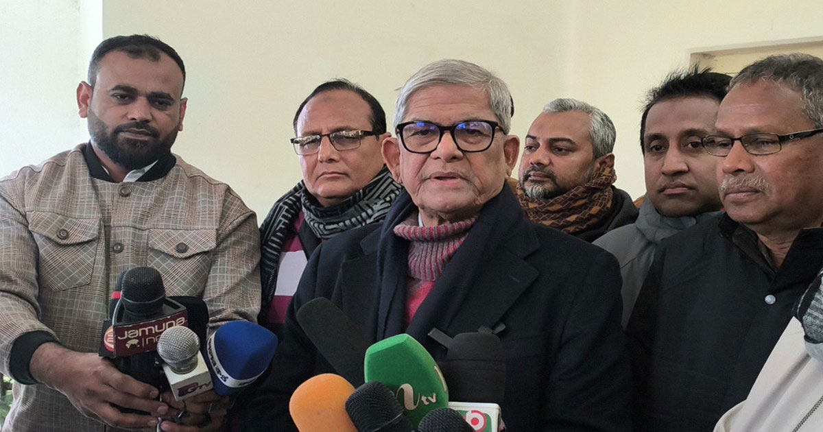 রাজনৈতিক হত্যাকাণ্ড ও নিরাপত্তা নিয়ে সন্তুষ্ট নই: মির্জা ফখরুল