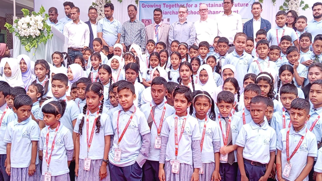 গাজীপুরে বানিয়ারচালা স্কুল উন্নয়ন প্রকল্পের আনুষ্ঠানিক উদ্বোধন