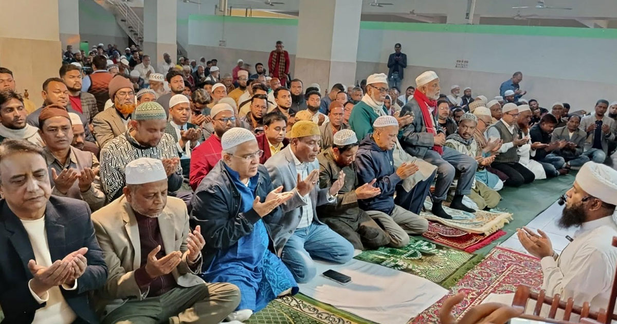 শহীদ রাষ্ট্রপতি জিয়াউর রহমানের ৯০তম জন্মবার্ষিকী উপলক্ষে বগুড়ায় দোয়া মাহফিল