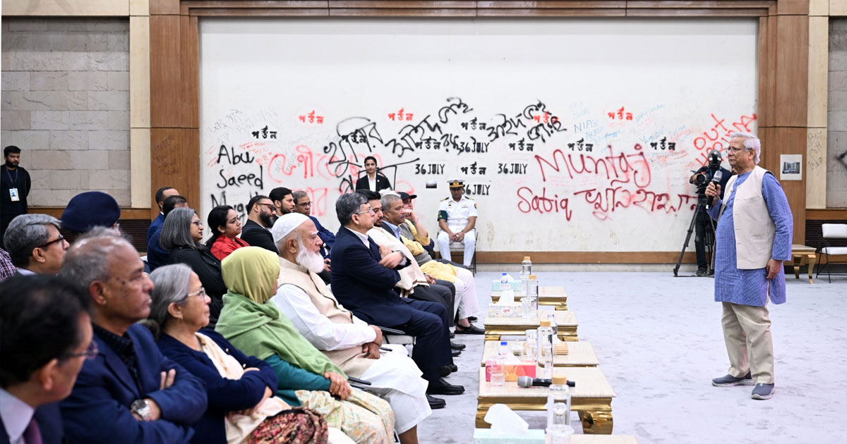 কোথাও যেন এমন জাদুঘর তৈরির প্রয়োজন না হয়: প্রধান উপদেষ্টা