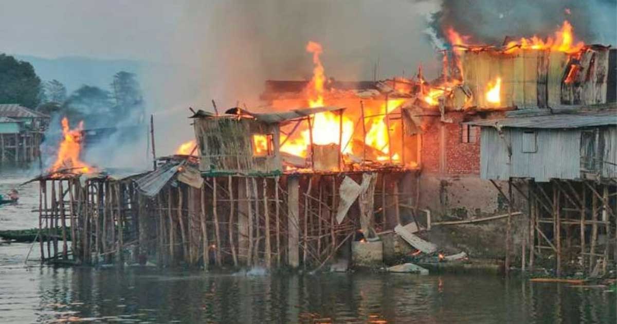 রাঙ্গামাটিতে অগ্নিকাণ্ডে ৭টি বসতবাড়ি পুড়ে ছাই