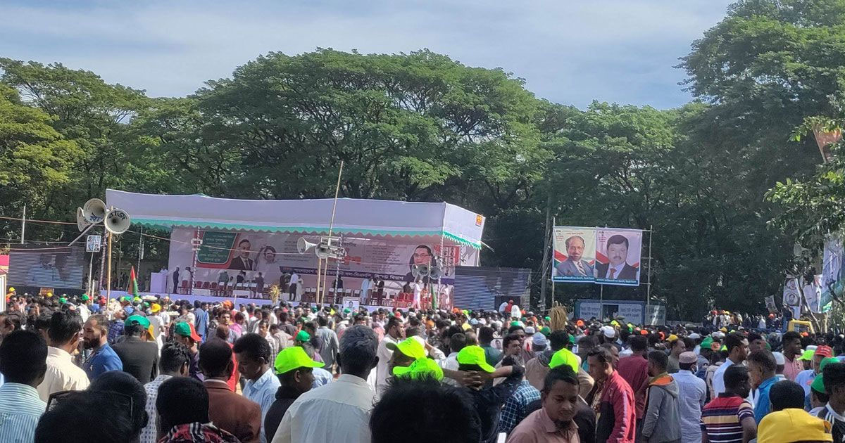 সিলেটে বিএনপির সমাবেশ শুরু