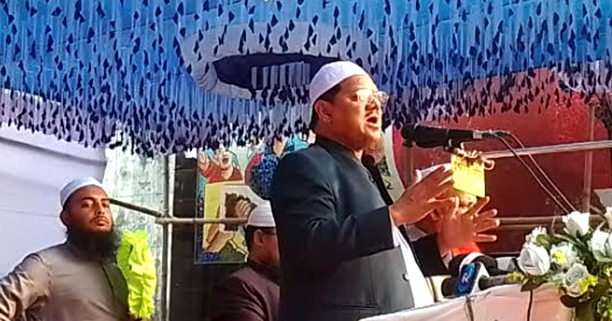 আবু সাইদ মুগ্ধরা প্রচলিত নিয়মে দেশ পরিচালনার জন্য জীবন দেন নাই :  চরমোনাই পীর