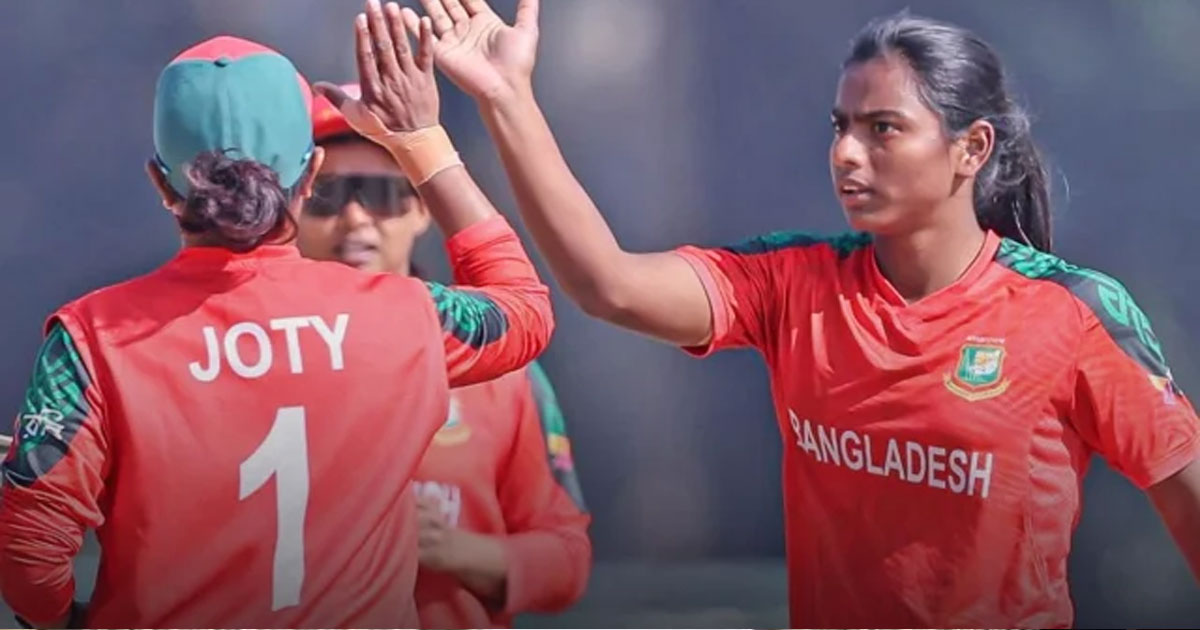 রেকর্ড ব্যবধানে স্কটল্যান্ডকে হারালো বাংলাদেশ নারী দল