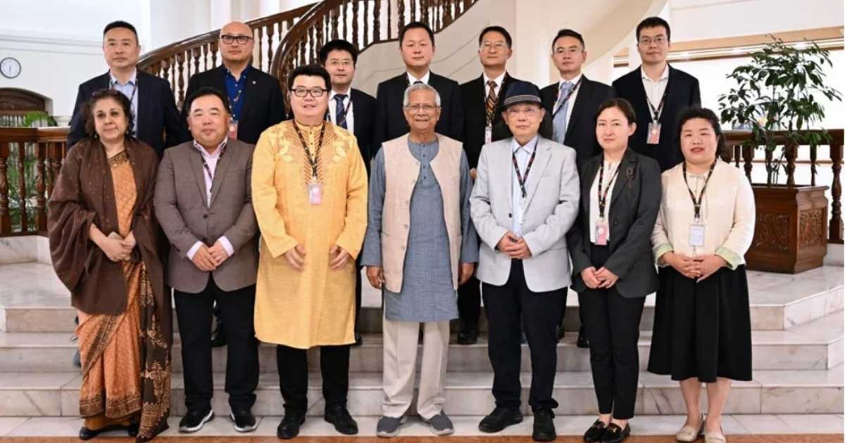 যে সরকারই আসুক, চীন ও বাংলাদেশের মধ্যে কাজ চলমান থাকতে হবে: প্রধান উপদেষ্টা